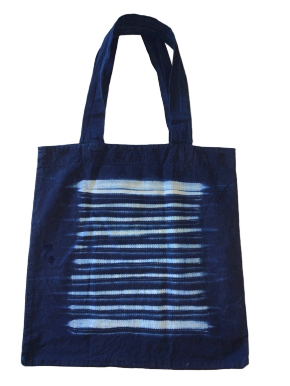 Women's HEART WEAR Navy & White Striped Tote Bag One Size